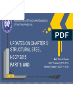 Pp08 - Asep - NSCP 2015 Update On Ch5 Structural Steel Part 1 Asd
