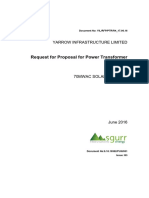 Technical Specification - Power Transformer