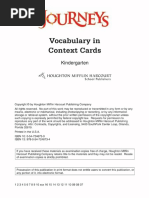 Journeys GK词卡 Vocabulary in Context Cards PDF