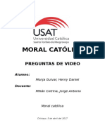 Cuestionario de Preguntas para Moral Catolica - Henry Monja