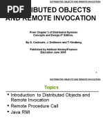 Distributed Objects and Remote Invocation
