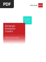 ACCA Strategic Business Leader Syllabus