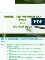 Teknis Penys RKPDes & DU-RKPDes