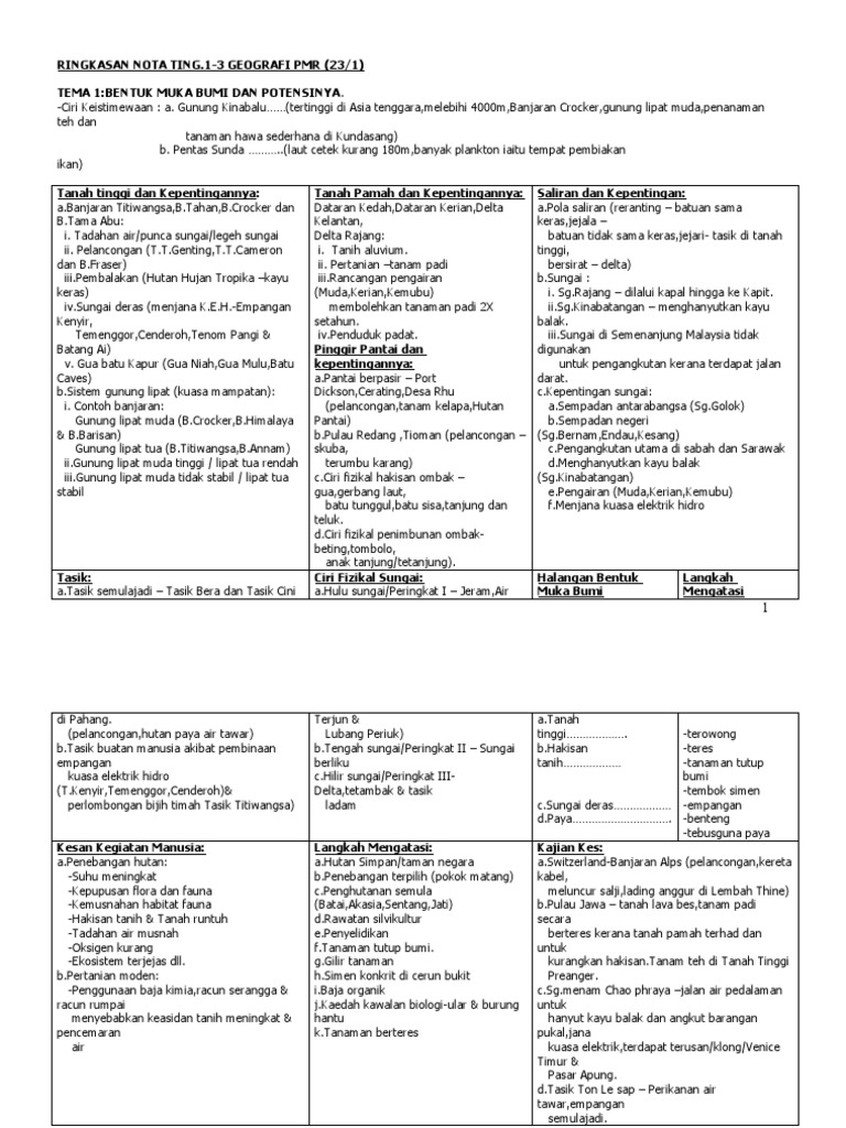 Nota Geo Pdf