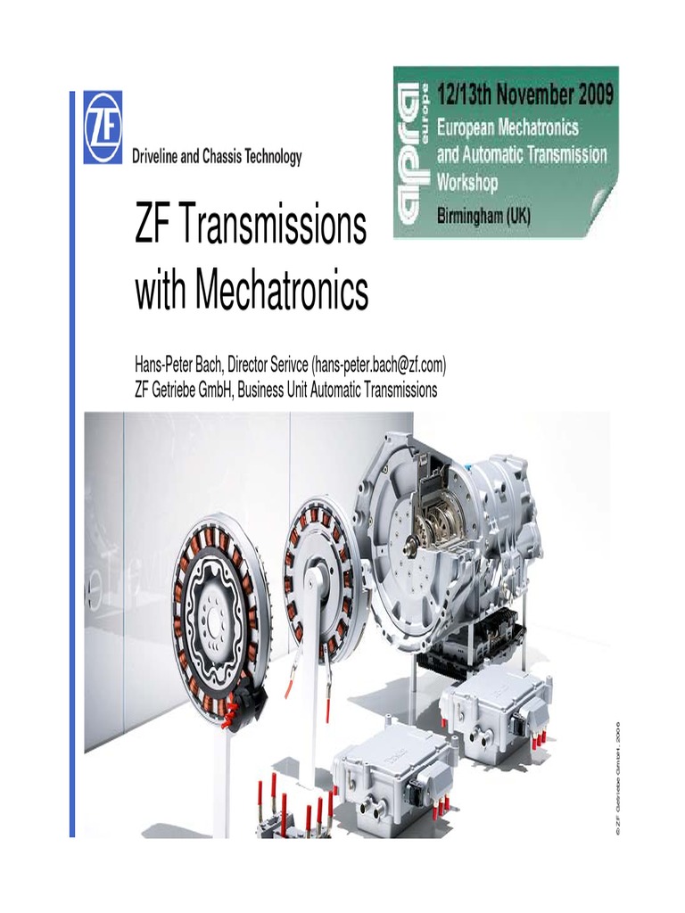 6HP26 ZF Transmissions With Mechatronics Automatic Transmission
