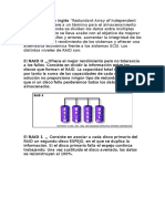 RAID Esquema de Los Diferentes Tipos