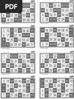 Cartones de Bingo para Ciegos - Bingo Escoprint