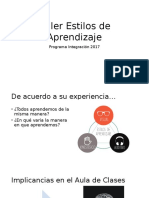 Taller Estilos de Aprendizaje