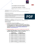 Prueba Parcial Escrita 4 Nivel