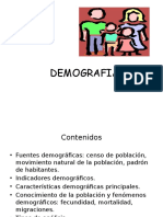 Demografía y Salud Pública