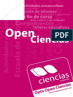 Dossier OpenCiencias 2015 16
