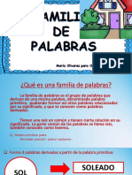 Trabajamos Las Familias de Palabras