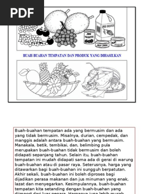 Ulasan Buah Buahan Tempatan Pdf