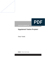 Uygulamalı Yazılım Projeleri PDF