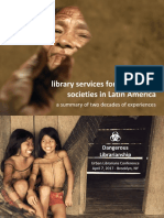 Library Services For Indigenous Societies in Latin America: A Summary of Two Decades of Experiences