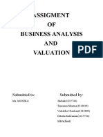 valuation models.docx