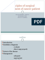 Principles of Surgical Management of Cancer Patient