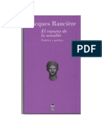 Jacques Rancière - El Reparto de Lo Sensible