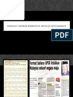 Keratan Akhbar Berkaitan Dengan Pentaksiran