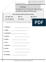 Prefixeswritemeanings PDF