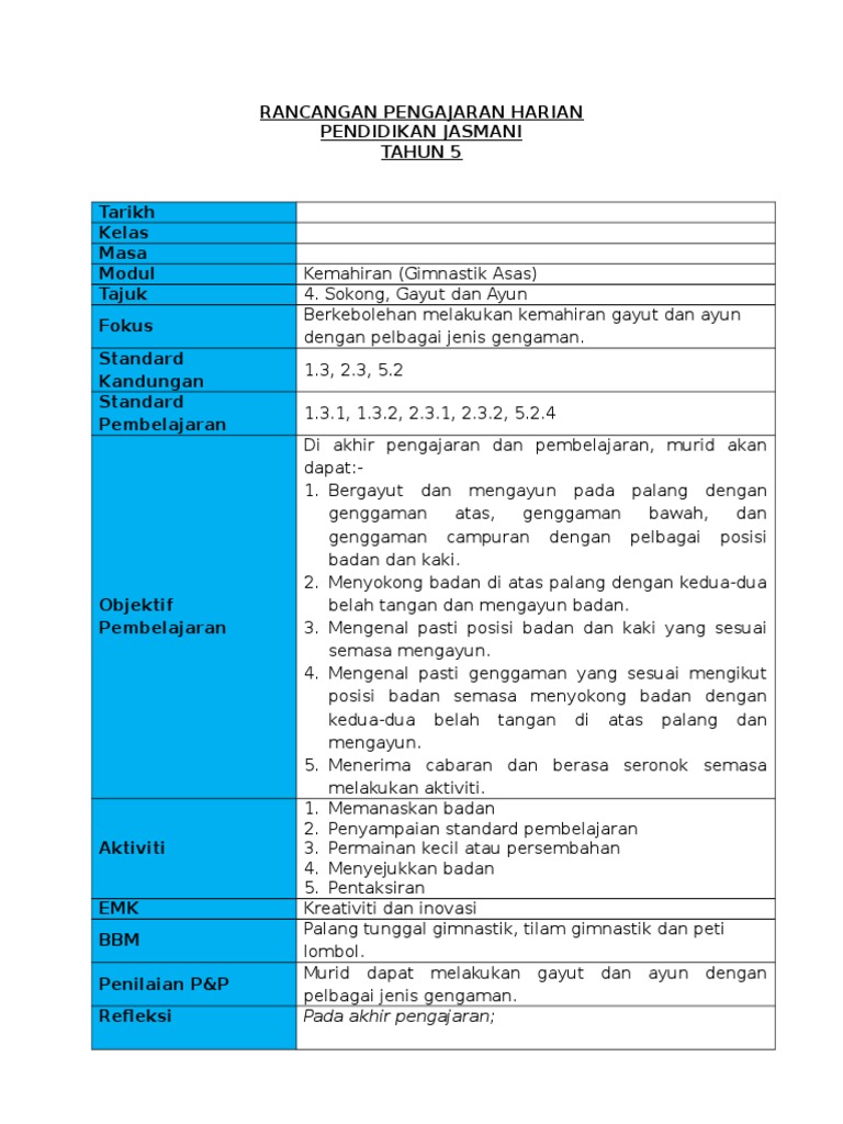 Unit 1 Gimnastik 09012018 Pdf