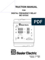 Instruction Manual: Digital Frequency Relay BE1-81O/U