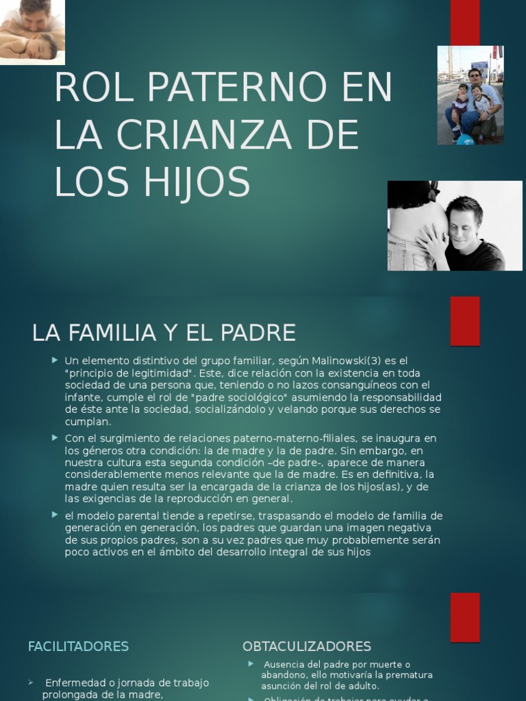 Rol Paterno en La Crianza de Los Hijos | PDF | Adultos | Familia