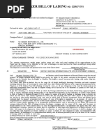 1994 Congenbill Bill of Lading Template | PDF | Cargo | Bill Of Lading