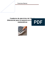 Cuaderno de Ejercicios de Calculo Diferencial 2015