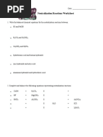 03 neutralization reactions worksheet