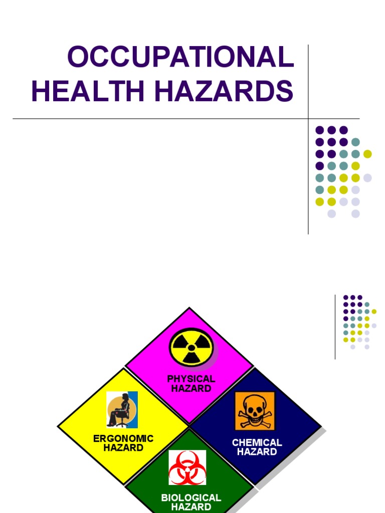Occupational Health Hazard Toxicity Occupational Safety And Health