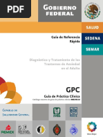 Guía para el Manejo de la Ansiedad GPC | PDF