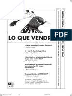 Rev. Lo Que Vendrá. Varios Artículos. Nohlen. Abal Medina. Malamud. Otros PDF