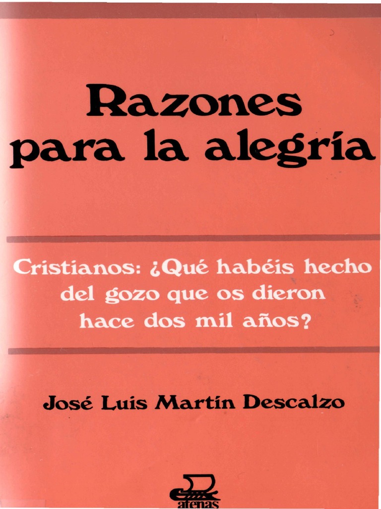 Razones Para la Alegria.pdf Felicidad y autoayuda Soledad