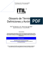 Glosario ITIL en Espanol