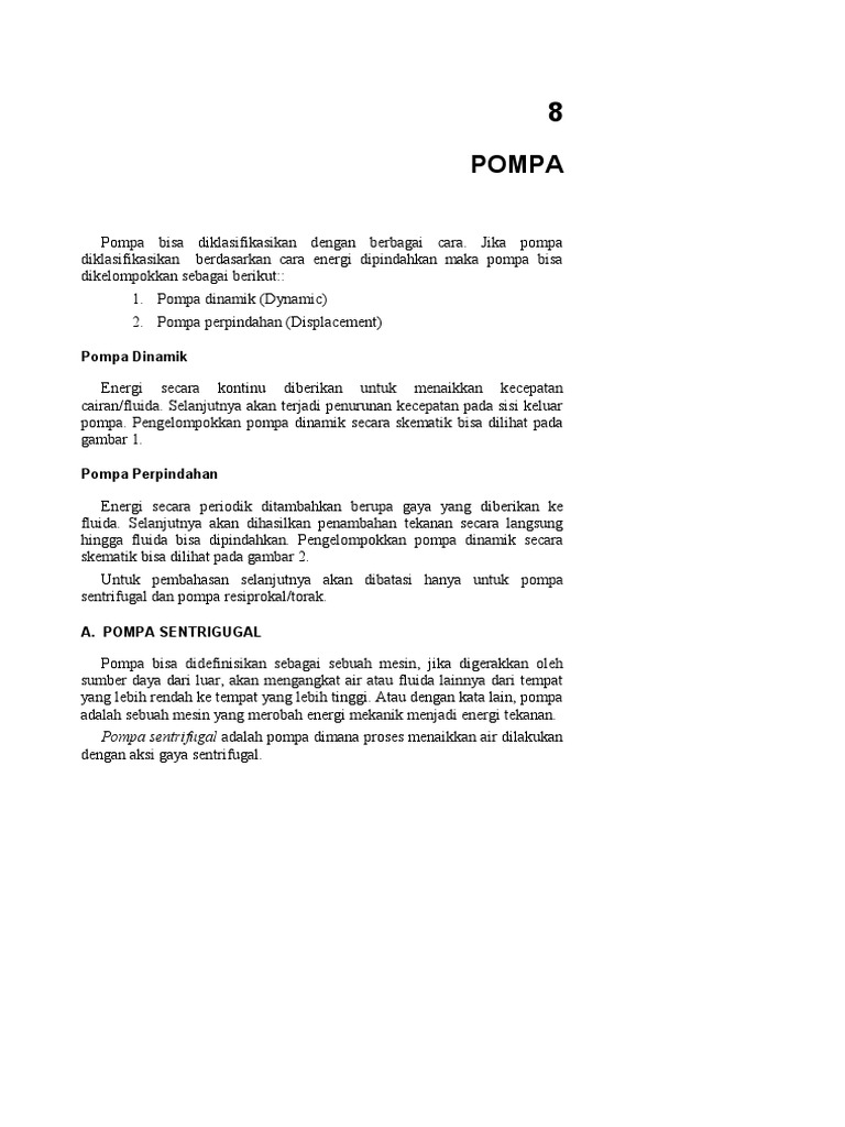 Contoh Soal Dan Jawaban Pompa Sentrifugal Bagikan Contoh