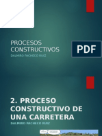 Proceso Constructivo de Una Carretera