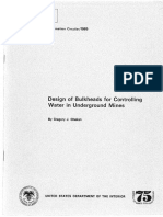 BoM IC 9020 DesignofBulkheadsforControllingWaterinUndergroundMines Chekan1985