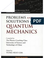 Problems and Solutions On Quantum Mechanics