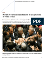 PEC 241_ Governista Desabafa Diante Do ...Mento de Verbas Sociais — CartaCapital