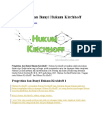 Download Pengertian Dan Bunyi Hukum Kirchhoff by Nur Inayana SN345429350 doc pdf