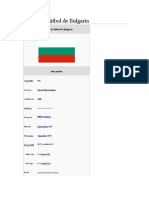 Selección de Fútbol de Bulgaria