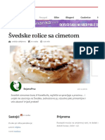 Švedske Rolice Sa Cimetom - Coolinarika