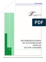 Recomendaciones de Accesibilidad para El Sector Turismo