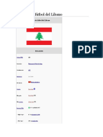 Selección de Fútbol Del Líbano