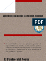 Constitucionalidad de Las Normas Jurídicas 