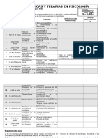 Nuevas Técnicas y Terapias en Psicología