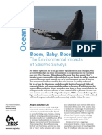 Boom, Baby, Boom:: The Environmental Impacts of Seismic Surveys