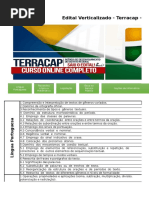Edital Verticalizado Terracap Administrador