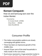 Indian White Goods Industry (Market Segmentation)